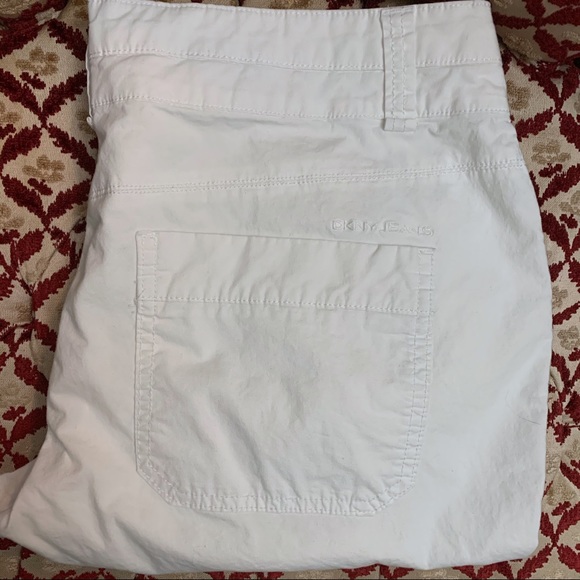 DKNY Jeans | White Cargo Capris - Picture 2 of 8